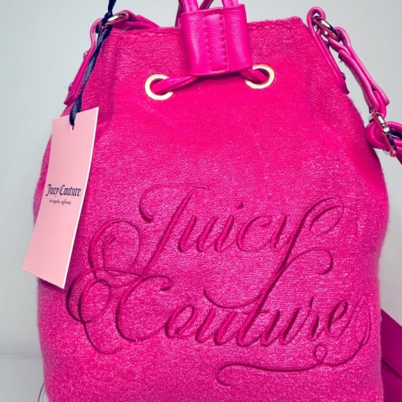 Juicy Couture Pink Flash Purse ~ Juicy Beach Couture crossbody bag - Picture 4 of 6